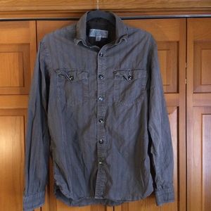 Modern/Western Style long sleeve button down